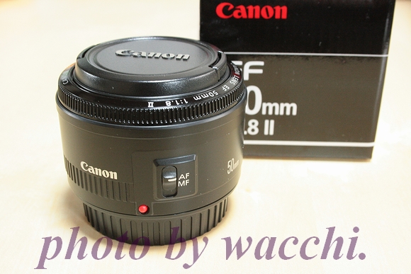 Canon EF50mm F1.8 II購入