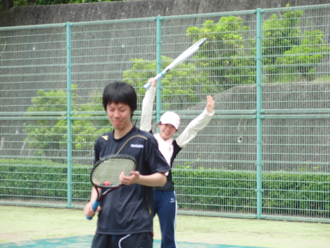 姫路安富町てにすぶテニスサークルとの山崎一宮での対抗戦