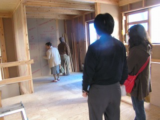 「松江Ⅱの家」で構造見学会を開催