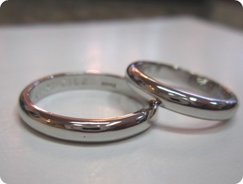 マリッジリング 結婚指輪 甲丸リング オーダー