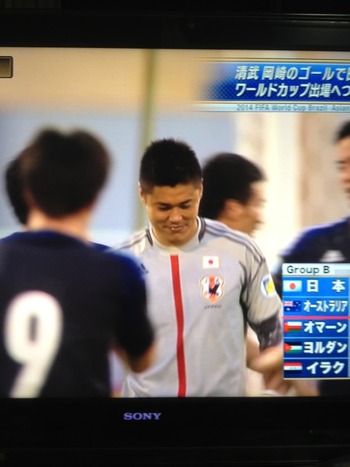 日本対オマーン　２－１で勝利!!