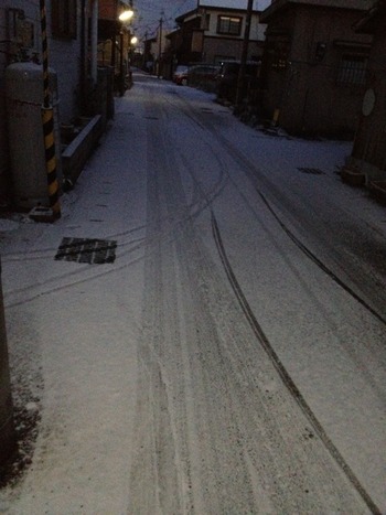 姫路は初雪かな？
