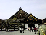 二条城の桜と清明神社