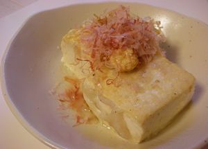 ヘルシーな揚げ出し豆腐の登場です