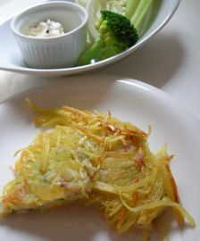 ジャガキッズレッドでじゃがいもと豆腐のカリカリ焼きを