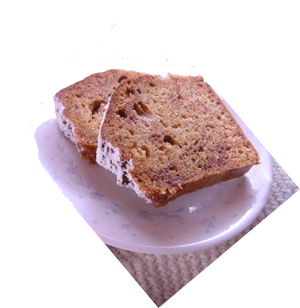 手作りストロベリージャムでパウンドケーキ