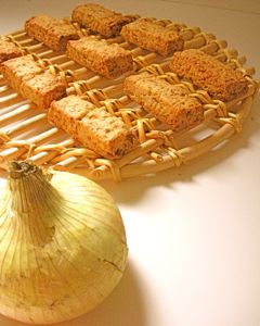 玉ねぎクッキー出来上がりました