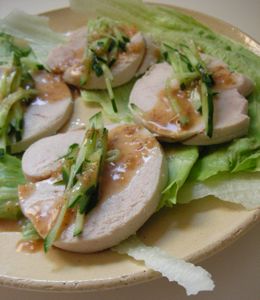 自家製鶏ハムのバンバンジー仕立て