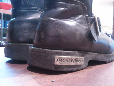 RED WING カカト修理
