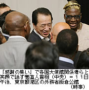 菅首相　「ODAを減らしたら怒られた。なので数倍に増やす」