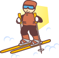 スキー実習へ