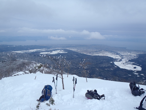 雪の蛇谷ヶ峰