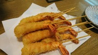 串亭さん　串カツのエビが絶品さん