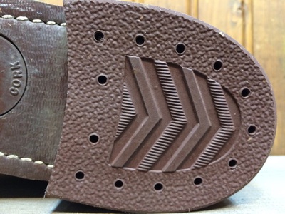 8050フォアマン×Vibram＃700茶コルクヒール　※最短納期翌日!!