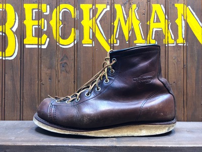 中敷なしレッドウィング/Redwing専門修理のBECKMAN:8815モンキーブーツ×Vibram ...