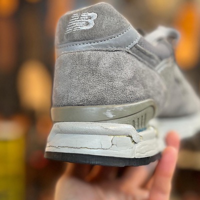 レッドウィング/Redwing専門修理のBECKMAN:Newbalance998×cup sole Vibram“August-gray/グレー オーガスト”