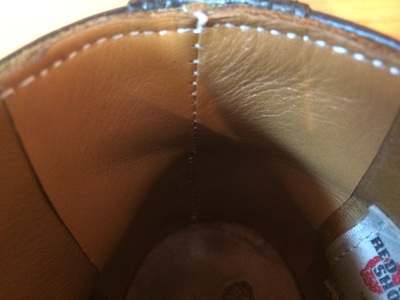 101ポストマン×Vibram＃148＋腰裏革当て補修