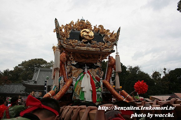 昔ながらの荒々しさが残る富嶋神社（御津）秋季例大祭