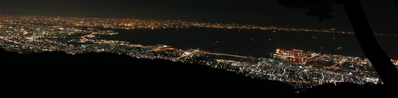 六甲山頂からの夜景