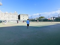 朝日テニススクールさんと交流会2012