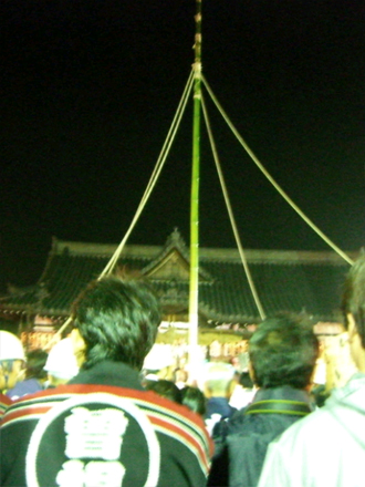 兵庫県高砂市の曽根天満宮秋祭（宵宮）の竹割りを見に行く！