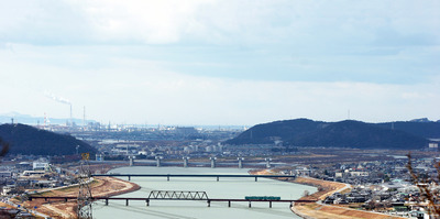 加古川大堰より