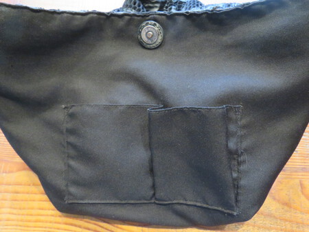 布製大型バックの持ち手、内ポケット、マグホックを交換