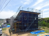 平屋ベースの「FREEQ五色の家」淡路島で施工中！