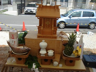 太寺でデザイン住宅、地鎮祭