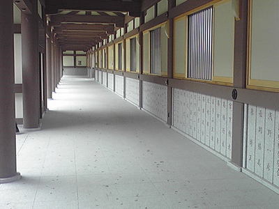 日岡神社　西回廊