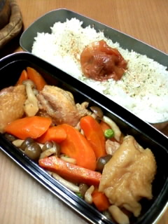 鶏の煮物弁当にゃ