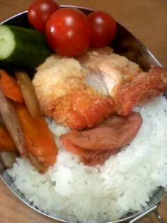 チキンカツ弁当にゃ