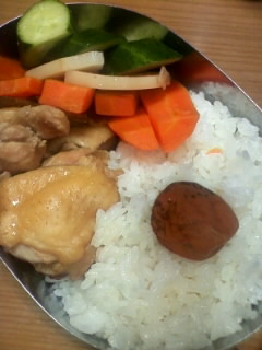 鶏のしょう油煮弁当