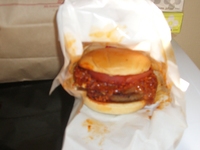 ラー油バーガー