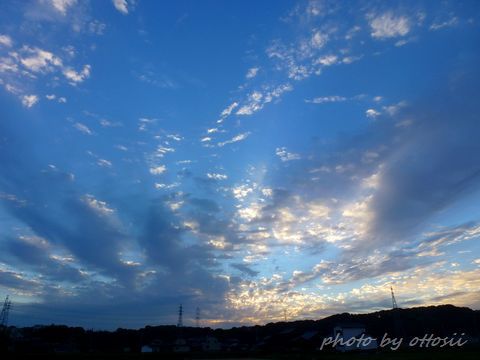 今朝の空　10／30