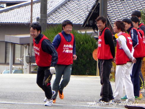 防火啓発駅伝