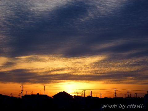 今朝の朝日・日輪