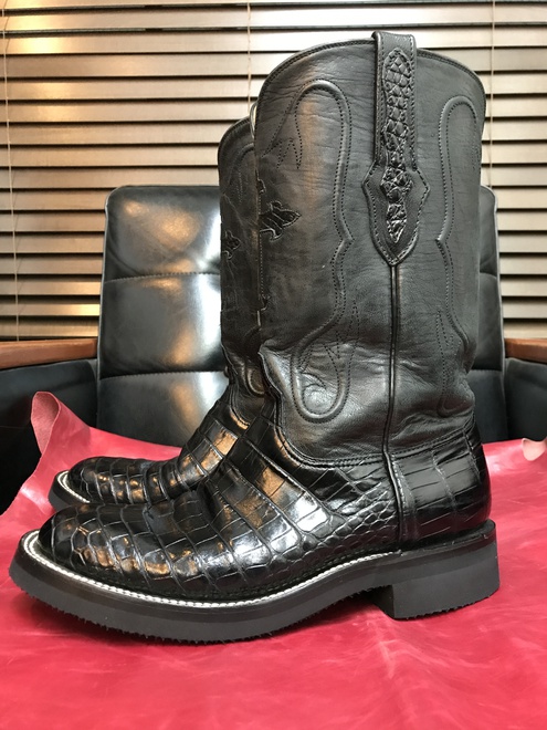 RESH名古屋靴修理:Black Jack Boots ローパーブーツ