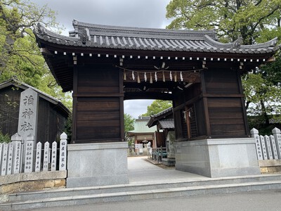 宮本武蔵ゆかりの地、泊神社へ