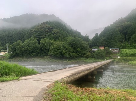 本山町の沈下橋