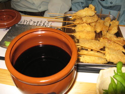 串カツ屋さんで「かこらく」の打ち上げ！～串や蓮次郎～