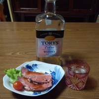 夜中のローストビーフ♪
