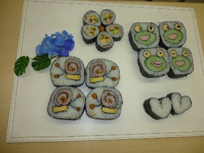 飾り巻き寿司を学ぶ
