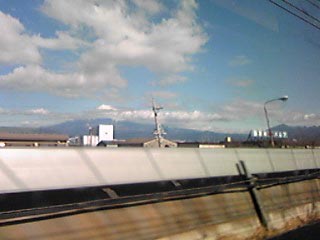東京からの戻りの富士山