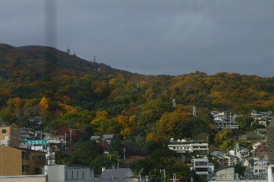 紅葉の生駒山