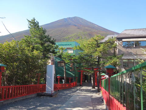 小御嶽神社からの富士